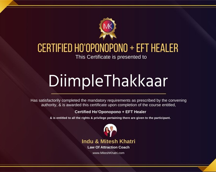 Mindfulness Certificate